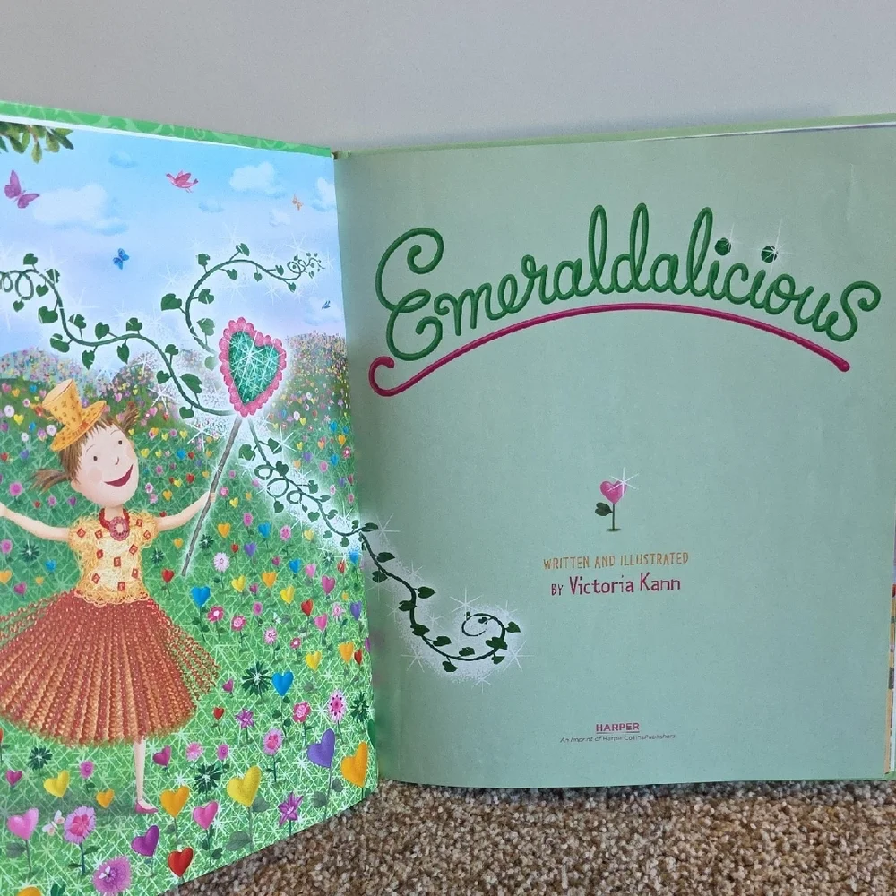 Goldilicious and Emeraldalicious By Victoria Kann Hardcover Books